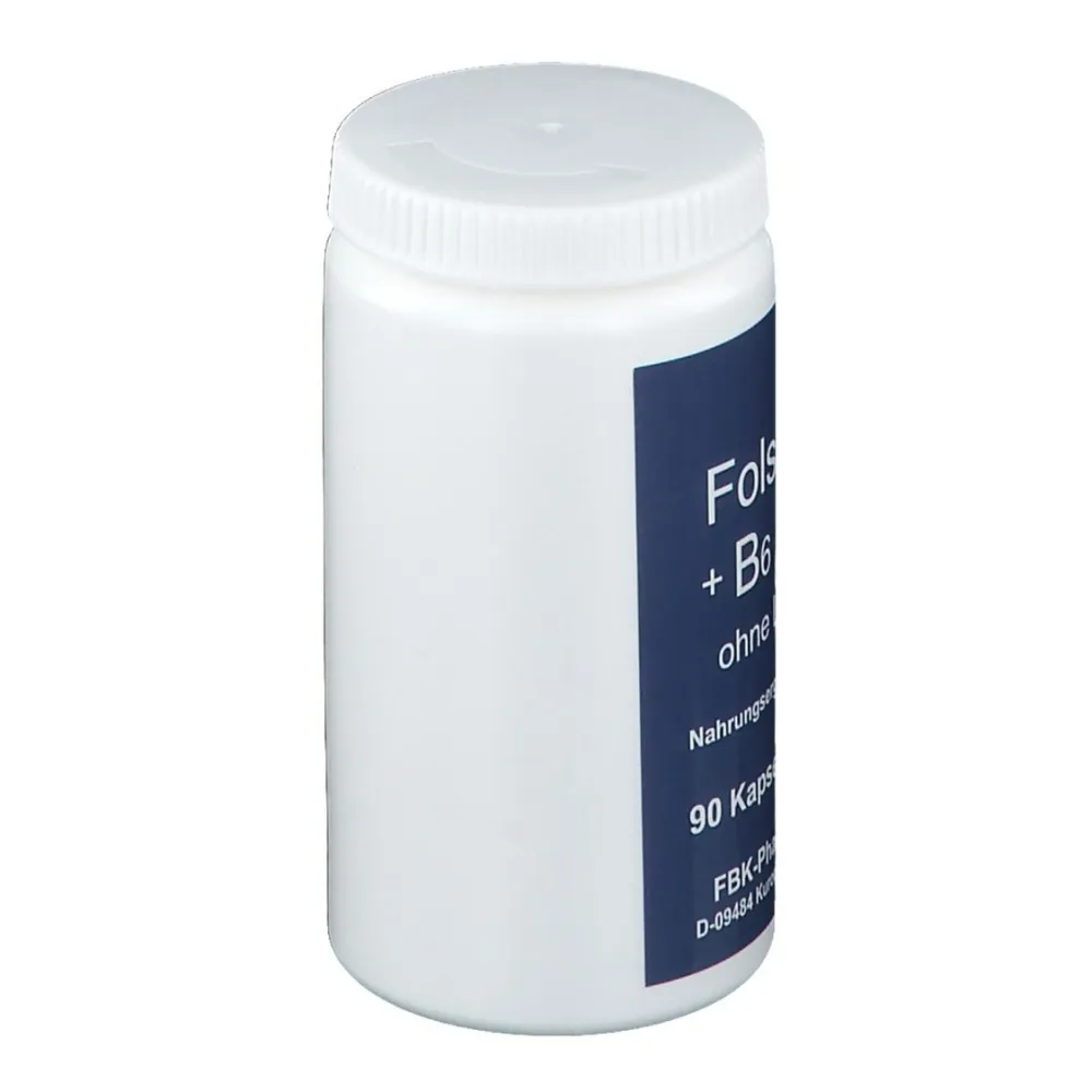Folsäure + Vitamin B6 + Vitamin B12 ohne Lactose>