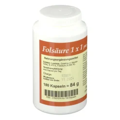 Folsäure 1 x 1 pro Tag> Clearance