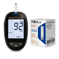 FORA 6 Connect Blutzuckermessgerät (Multi-Parameter) - mg/dl>TESTER New