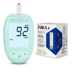 FORA 6 Connect Blutzuckermessgerät – mg/dl - The Tester|