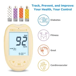 FORA 6 Connect Blutzuckermessgerät – mg/dl - The Tester| Hot