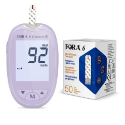 FORA 6 Connect Blutzuckermessgerät – mg/dl - The Tester| Online