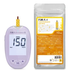 FORA 6 Connect Cholesterin-Messgerät – mg/dl - The Tester> Best