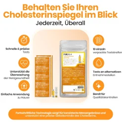 FORA 6 Connect Cholesterin-Messgerät – mg/dl - The Tester><noscript><img width=