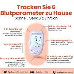FORA 6 Connect Harnsäure-Messgerät - mg/dl - The Tester| Online