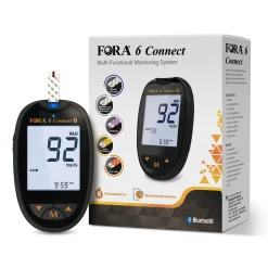 FORA 6 Connect Multi-Parameter mg/dl - Cholesterin-, Ketone-, Harnsäure-Messgerät - The|TESTER Clearance