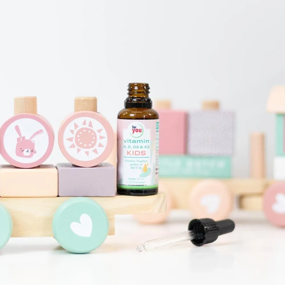 Vitamin A, E, D3 & K2 Kids Flüssig|For You Clearance