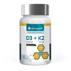 FP24 Health Vitamin D3+K2 Tabletten 5000IE + 100µg Vitamin K2 Mk-7> Clearance