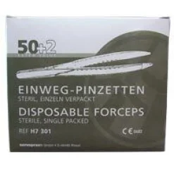® Einmalpinzette aus Kunststoff steril 12,5 cm im Spenderkarton>Frank Clearance