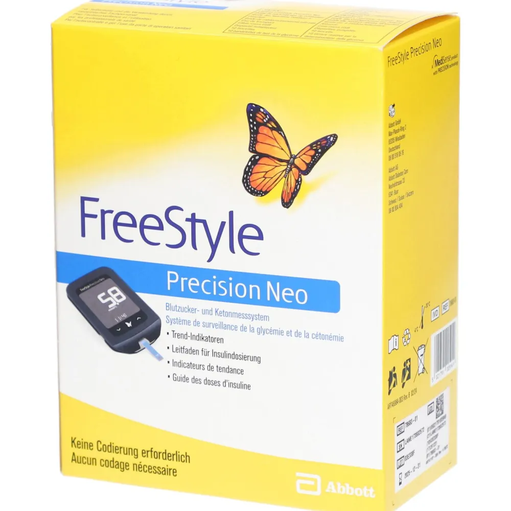 FreeStyle® Precision Neo Blutzucker-/Ketonmessgerät mmol/l> New