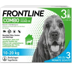 COMBO® Spot on gegen Flöhe und Zecken Hund M 10-20kg|Frontline Online