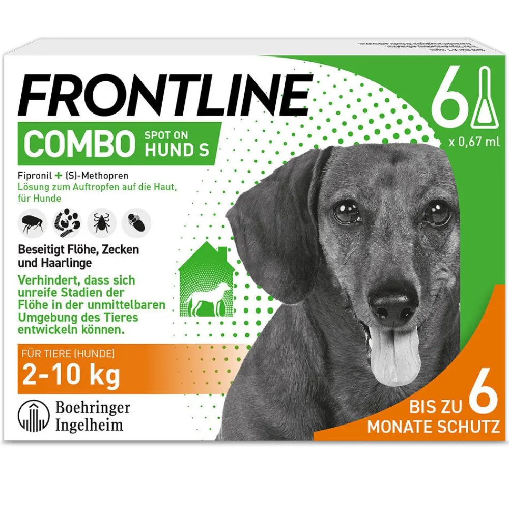COMBO® Spot on gegen Flöhe und Zecken Hund S 2-10kg>Frontline