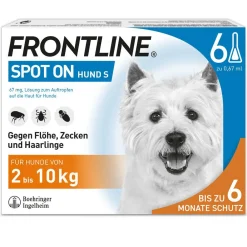® SPOT ON Hund (2-10kg) gegen Zecken und Flöhe|Frontline Outlet