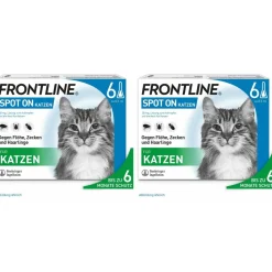 ® SPOT ON Katze gegen Zecken und Flöhe|Frontline Discount