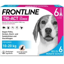 TRI-ACT® gegen Zecken, Flöhe und fliegende Insekten beim Hund (10-20kg)|Frontline
