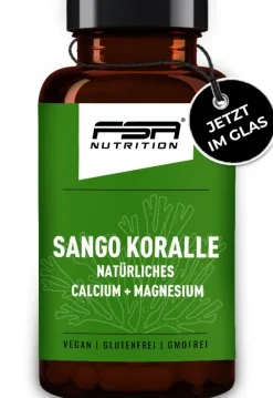 Sango Koralle natürliches Calcium + Magnesium im Glas>FSA NUTRITION Online