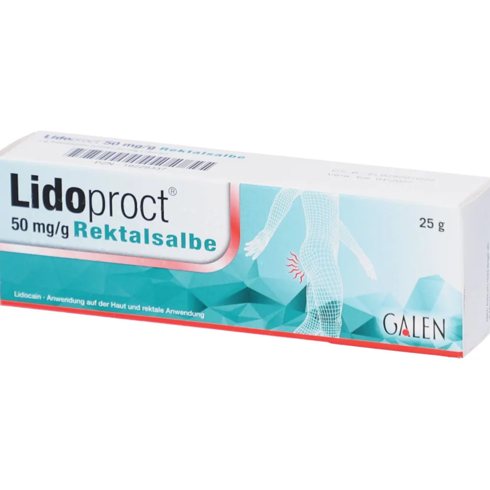 GALEN pharma GmbH – Lidoproct 50 mg/g Rektalsalbe> Hot