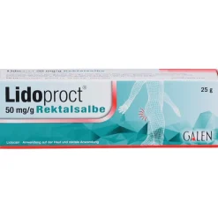 GALEN pharma GmbH – Lidoproct 50 mg/g Rektalsalbe><noscript><img width=