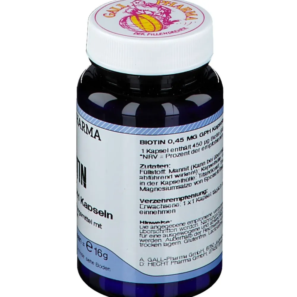 Biotin 0,45 mg GPH Kapseln>Gall Pharma Sale