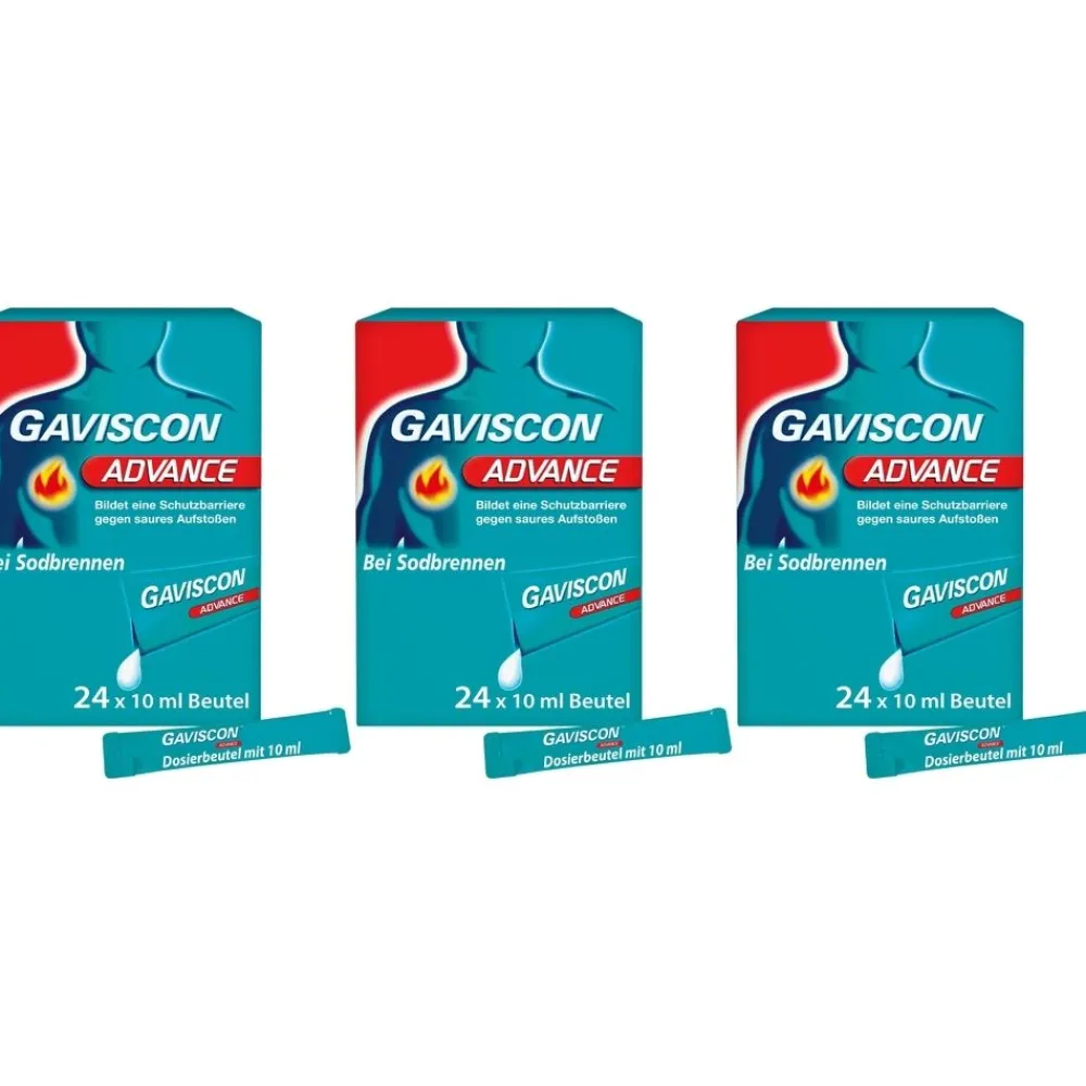 GAVISCON® Advance Pfefferminz Suspension bei Sodbrennen| Online
