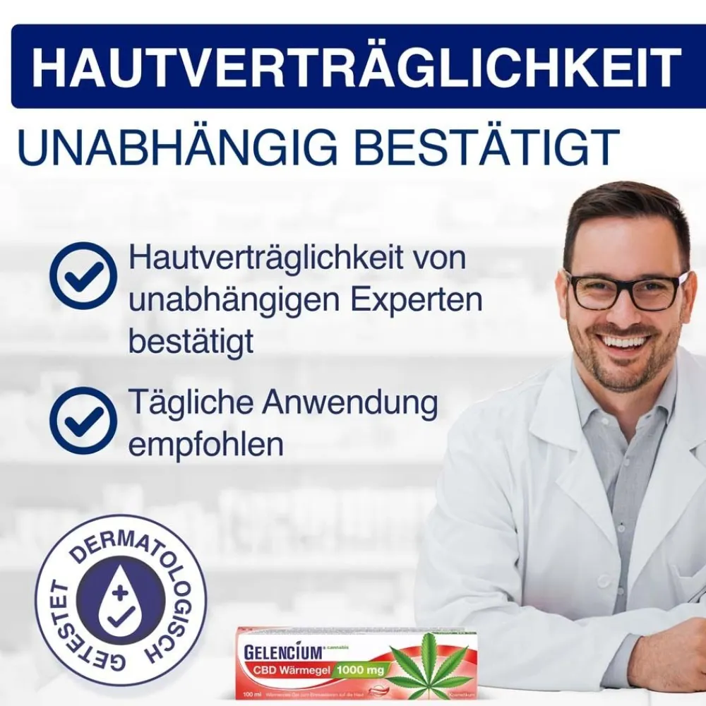 Cannabis CBD Wärmegel 1000 mg|Gelencium