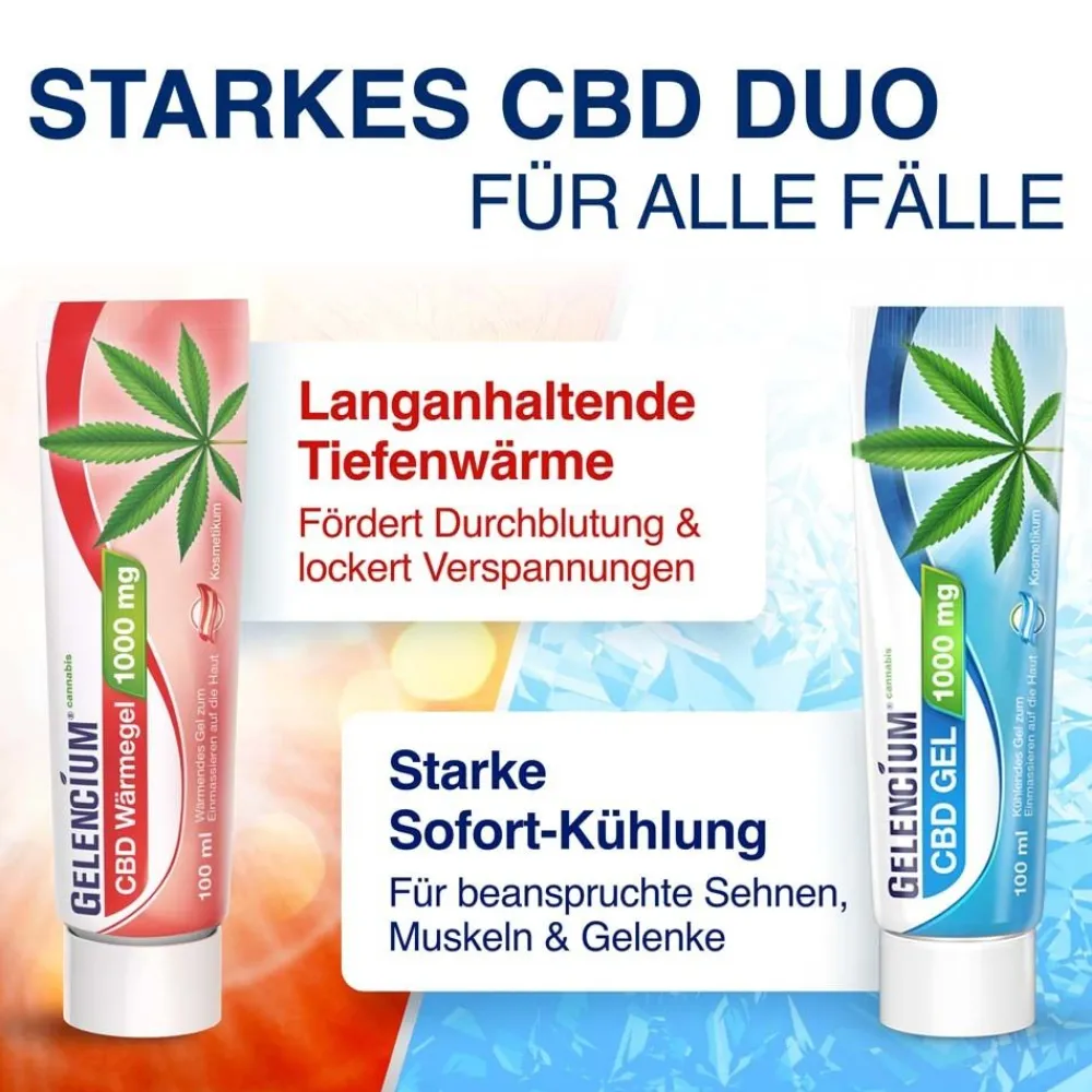 Cannabis CBD Wärmegel 1000 mg|Gelencium