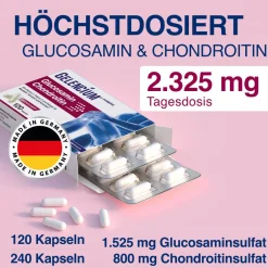 ® Glucosamin Chondroitin hochdosiert mit Vitamin C>Gelencium Discount