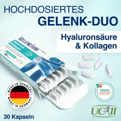® Hyaluron Kollagen hochdosiert mit Vitamin C|Gelencium Online