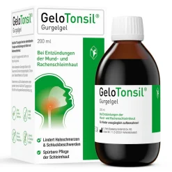 GeloTonsil Gurgelgel lindert Halsschmerzen & Schluckbeschwerden| Hot