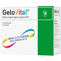 GeloVital Lebertrankapsel mit Vitamin A und Vitamin D| Discount