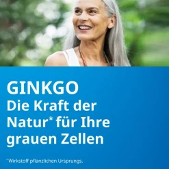 Ginkgo Biloba STADA® 120 mg bei Gedächtnis- und Konzentrationsstörungen - Jetzt 15% mit dem Code stada15 sparen*>