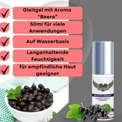 Gleitgel und Massageöl 2in1 mit Geschmack Waldfrucht -|LOVELYNESS Outlet
