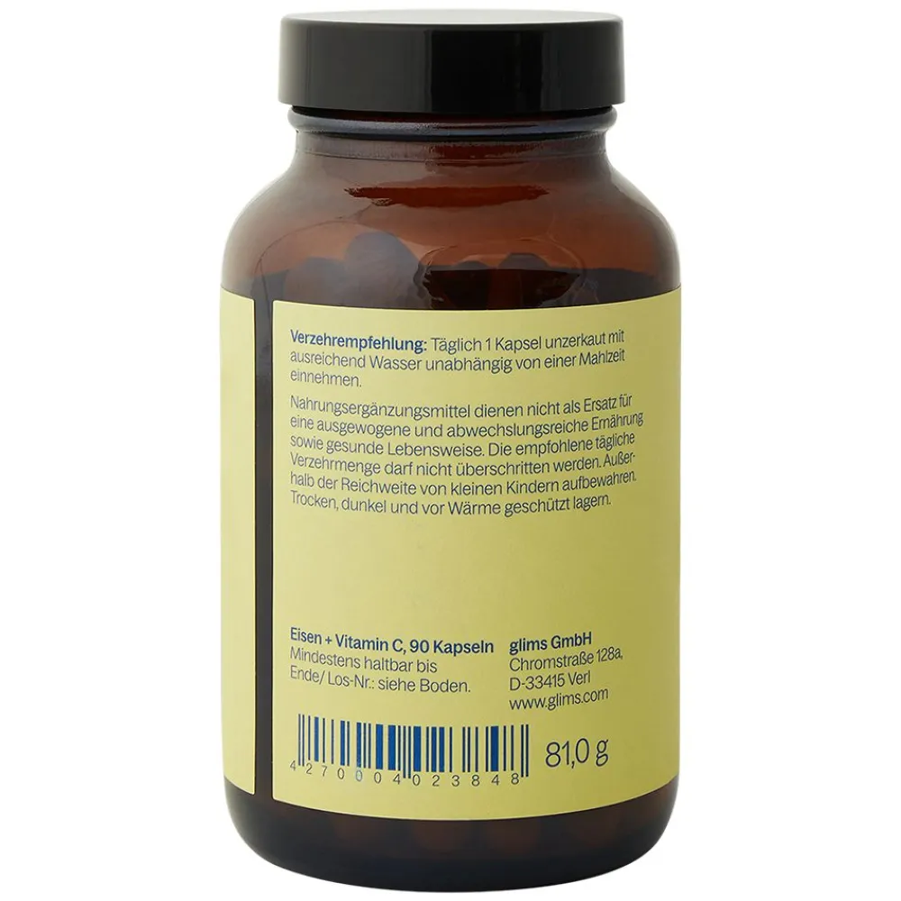 glims® Eisen aus Curryblatt + Vitamin C - AKTION - MHD 07/2026> Online