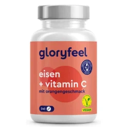 ® Eisen + Vitamin C Kapseln|gloryfeel Hot