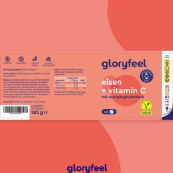 ® Eisen + Vitamin C Kapseln|gloryfeel Hot
