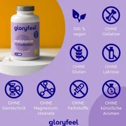 ® Melatonin + L-Tryptophan, Vitamin B6 & Magnesium Kapseln><noscript><img width=