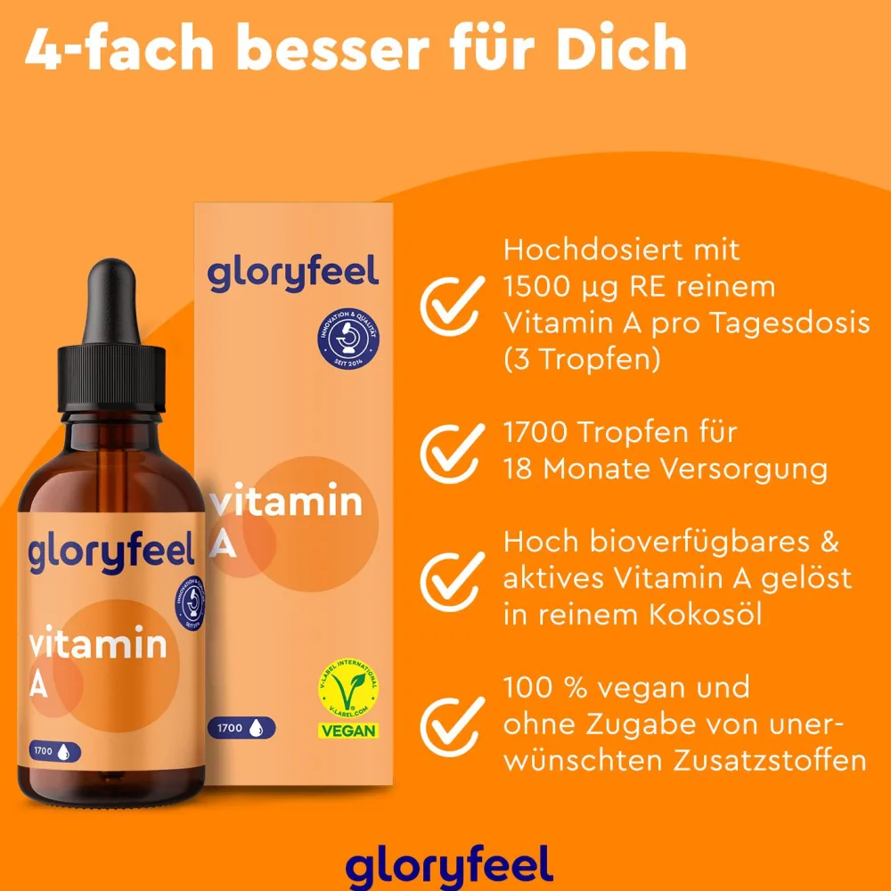 ® Vitamin A 5.000 I.E. Tropfen Nature>gloryfeel Hot