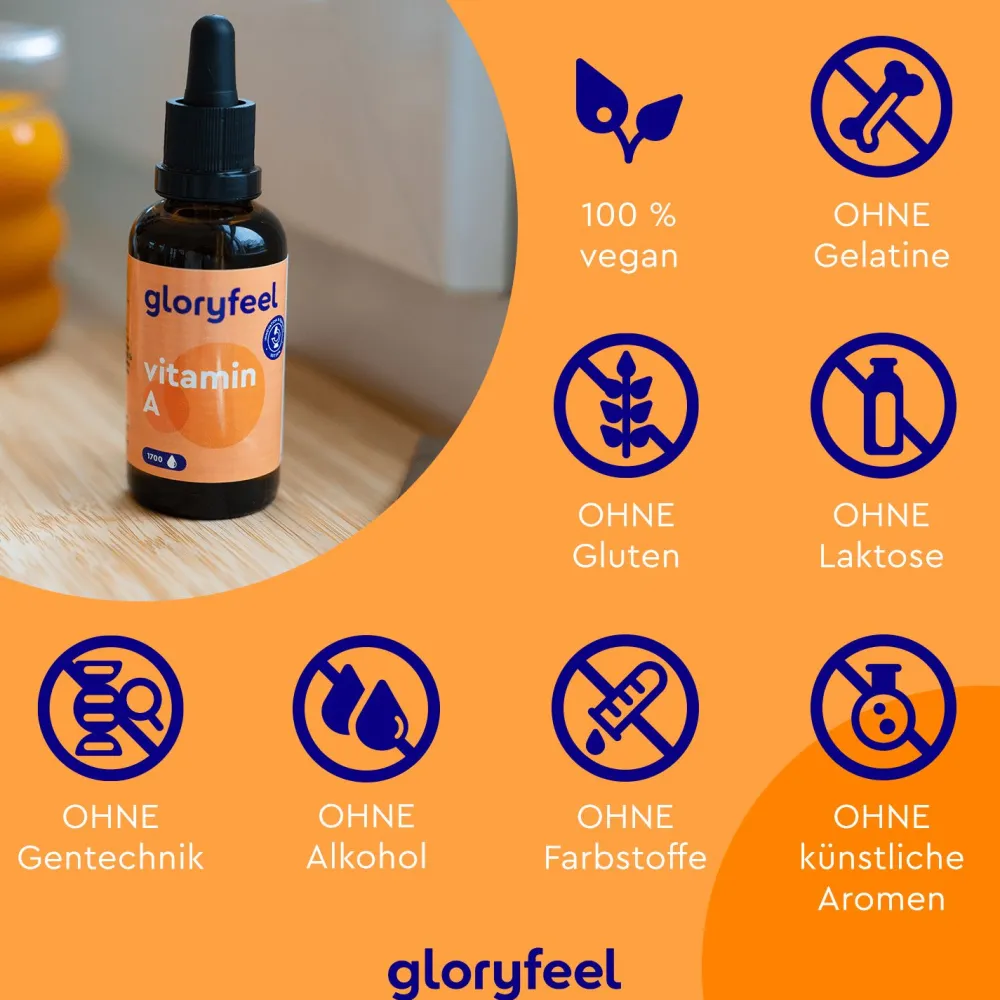 ® Vitamin A 5.000 I.E. Tropfen Nature>gloryfeel Hot