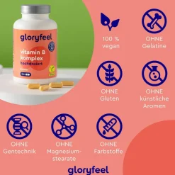® Vitamin B Komplex - 200 Kapseln - 500µg B12 -  hochdosiert - 8 B-Vitamine><noscript><img width=