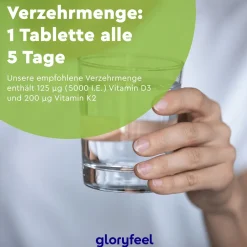 ® Vitamin D3 K2 (K2VITAL® von Kappa) 5.000 I.E. Tabletten|gloryfeel Discount