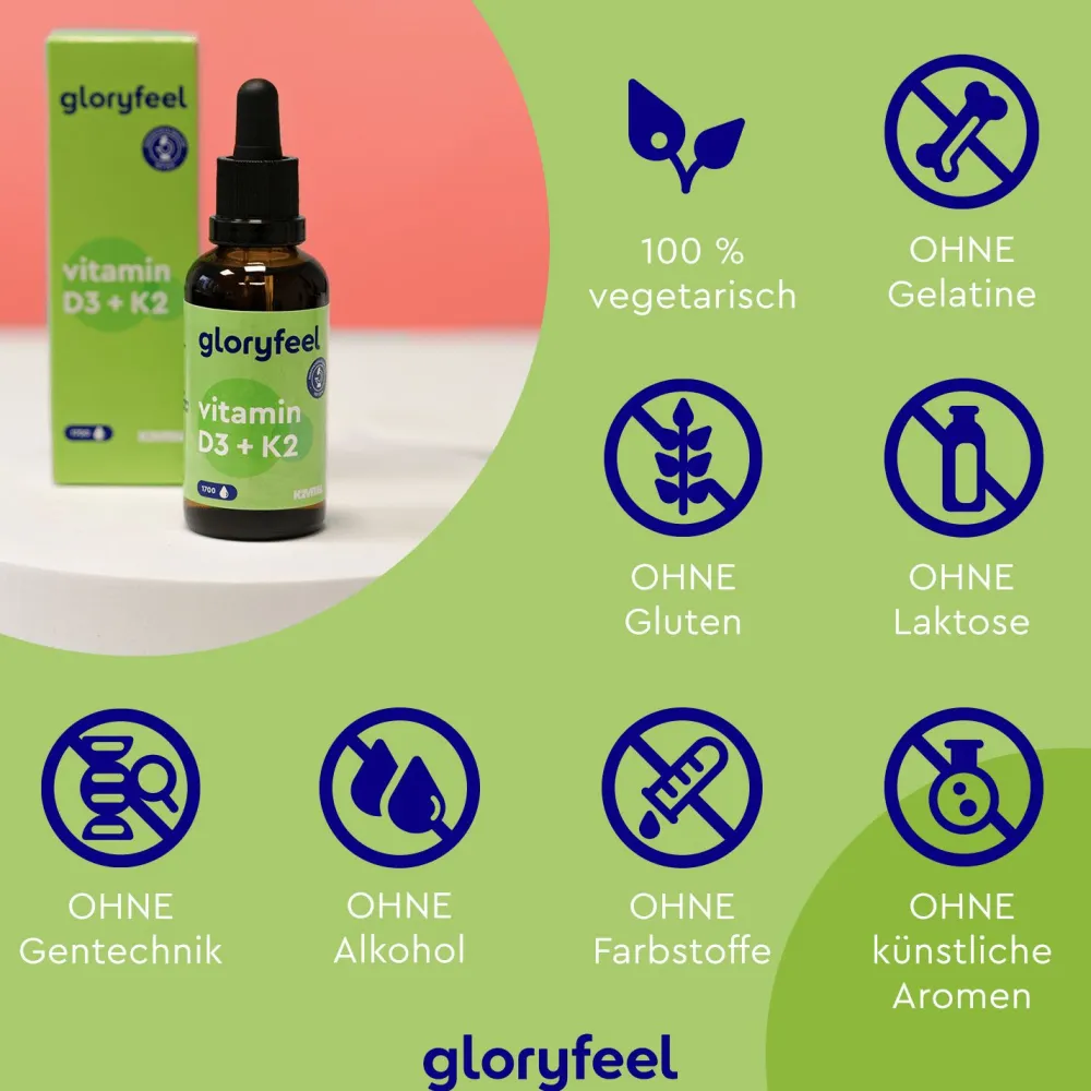 ® Vitamin D3 K2 (K2VITAL® von Kappa) Tropfen>gloryfeel New