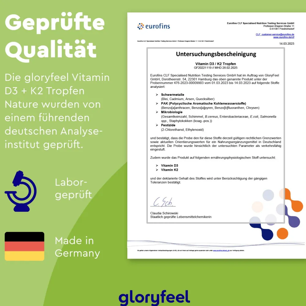 ® Vitamin D3 K2 (K2VITAL® von Kappa) Tropfen>gloryfeel New