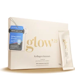 ® Kollagen Intensiv [30 Sticks] – mit Tripeptiden, Vitamin C, Zink und Biotin|glow25 Hot