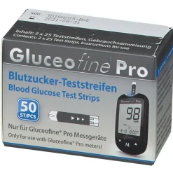 Gluceofine® Pro Blutzucker-Teststreifen| Discount