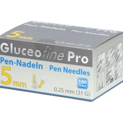 Gluceofine Pro Pen-Nadeln 31 G 0,25 x 5 mm| Outlet