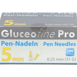 Gluceofine Pro Pen-Nadeln 31 G 0,25 x 5 mm| Outlet