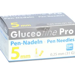 Gluceofine Pro Pen-Nadeln 31 G 0,25 x 5 mm| Outlet