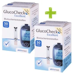 Excellent Blutzuckerteststreifen, 100 Stück>GlucoCheck Best