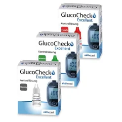 Excellent Kontrolllösung (hoch)|GlucoCheck Best