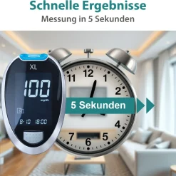 XL Blutzuckerteststreifen, 100 Stück><noscript><img width=